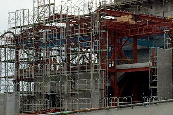 株式会社信建架設の鉄骨建方工事