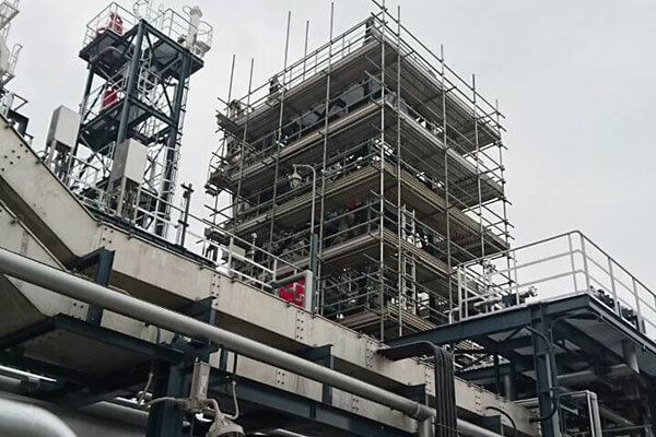 株式会社信建架設のプラント工事